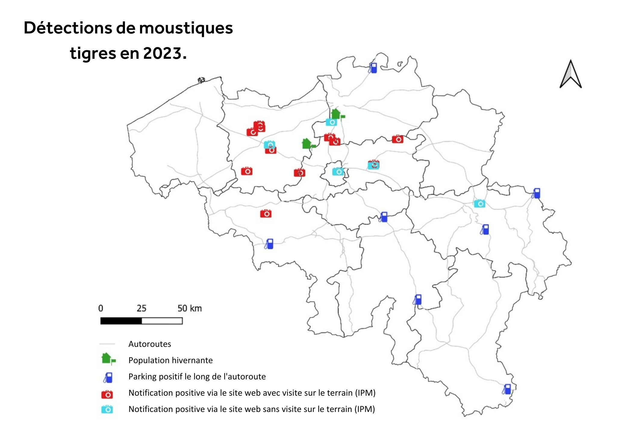 Carte résultats surveillance moustiques 2023